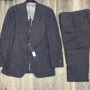 NWT SuitSupply Suit 100% Linen Tollegno 1900 Men’s Size 40L